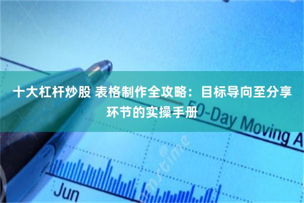 十大杠杆炒股 表格制作全攻略：目标导向至分享环节的实操手册