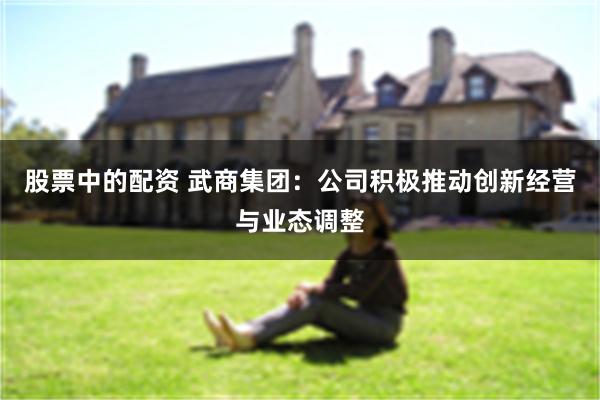 股票中的配资 武商集团：公司积极推动创新经营与业态调整