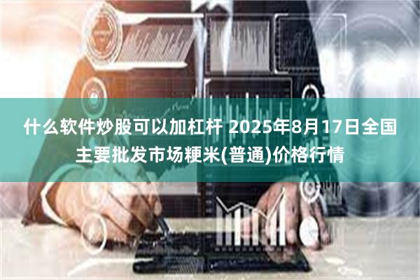 什么软件炒股可以加杠杆 2025年8月17日全国主要批发市场粳米(普通)价格行情